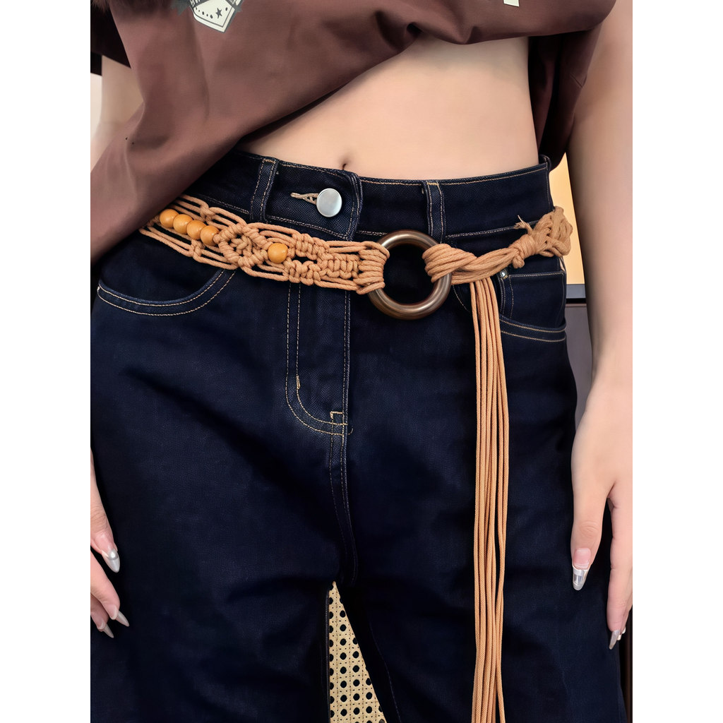 Thắt lưng bện Bohemian 2026 Thắt lưng nữ thời trang Bohemian phong cách mới