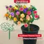 FANIELLAPOWELL Hình Con Công Trellis, Giá Đỡ Nồi Khung Dính Hỗ Trợ Thực Vật, Khung Leo Hoa Ngoài Trời Hoa Sân