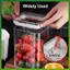 SWEET Bộ lọc sữa chua Hy Lạp 1300ml / 2000ml Bộ lọc sữa chua đa năng có túi lưới mịn & nắp cho Thi Sữa chua Hy Lạp Súp sữa đậu nành trái cây n