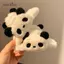 AqToCna Hoạt Hình Thời Trang Dễ Thương Sang Trọng Gấu Trúc Kẹp Tóc Hoạt Hình Lớn Hairgrips Tóc Vuốt Kẹp Tóc Phụ Kiện Tóc AqToCna