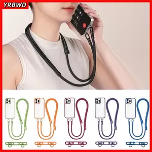Dây đeo điện thoại YRBWD kèm miếng dán thép không gỉ, điều chỉnh chống rơi mất, dây treo điện thoại