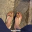 Pháp Dễ Thương Chống Trơn Trượt Flat Flip-Flops Nữ Mùa Hè Mặc Ngoài 2024 Trắng Đế Mềm Sandal Nữ 4XDL