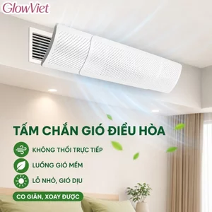 Tấm Chắn Gió Điều Hòa Âm Trần Co Giãn Xoay 180 Độ Chống Thổi Trực Tiếp Tán Gió Mềm