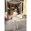 ĐẦM XÔ THÊU CỘT NƠ ĐAN DÂY XOÈ BYJOLIE