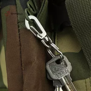 < WHPHous-t > Móc khóa Bapa lò xo Mini bằng hợp kim kẽm Carabiners leo núi sinh tồn Móc khóa kẹp Bule cho thợ tìm chìa khóa ô tô Đẹp