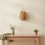 Giỏ đựng đồ treo tường Giỏ đựng đồ treo tiết kiệm không gian có vòng tay cầm Boho Handmade cho nhà bếp, lối vào