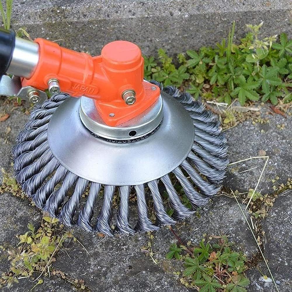 Bàn Chải Cước Thép Máy Cắt Cỏ 6 Inch 8 Inch Lưỡi Diệt Cỏ Tận Gốc Làm Sạch Rêu Gỉ Sét Trục 25.4mm