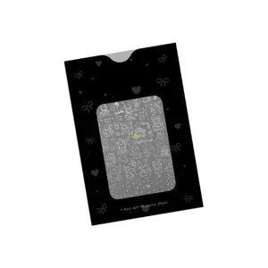 Flgo Nhẹ Kim Loại Móng Tay Tem Dụng Cụ Họa Tiết Hoạt Hình Di Động Bằng Thép Không Gỉ Stencil Cho Móng Tay Nghệ Thuật