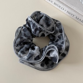 Kovoi / Phong Cách Hàn Quốc Da Báo In Tóc Nữ Cao Cấp Cảm Giác Streamer Scrunchy Dây Buộc Tóc Nhiều Lớp Scrunchy Dây Buộc Tóc