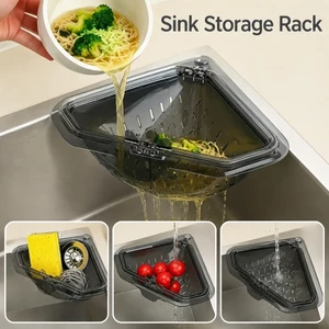 Giỏ lọc bồn rửa nhà bếp hình tam giác du lịch Giỏ lọc bồn rửa, cho bồn rửa, bộ lọc nhà bếp, để sử dụng hàng ngày
