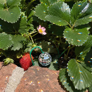 Năng lượng mặt trời Disco-ball Garden cọc thân thiện với môi trường Chạy bằng năng lượng mặt trời & Tự động bật / tắt Trang trí sự kiện theo chủ đề cổ điển