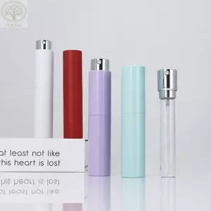 Chai Nước Hoa Mini AMBU, Chai Xoay Xịt Di Động Có Thể Đổ Lại, 10ml Tinh Dầu Cồn Du Lịch Hộp Đựng Mỹ Phẩm Rỗng