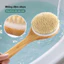 Bàn chải lưng, bàn chải tắm, bàn chải massage, lông tự nhiên, cán tre kháng khuẩn, làm sạch sâu, tẩy tế bào chết dễ dàng