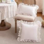 Pháp Lãng Mạn Mục Vụ Xù Nấm Ren Cotton Thêu Gối Đệm Sofa Đầu Giường Gối26062402