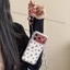 Ốp Điện Thoại Long Lanh Cherry Chain Cho iPhone 17 Pro Max 16 15 14 Vỏ Bảo Vệ Chống Sốc