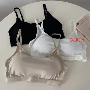 Áo ngực treo không dây DARON, Áo lót đế đa tầng hình chữ U dành cho nữ, Áo Vest mềm Đồ lót liền mạch lưng đẹp cho bé gái