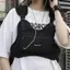 Túi Vest hip hop CODECOVED, Túi đeo ngực chức năng Hip Hop, thời trang sức chứa lớn chống nước thông thường dạo phố Túi ngực thể thao ngoài trời