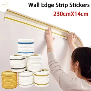 Miếng dán viền xốp XPE 230x14cm, dây ốp chân tường dày tự dính chống nước, di động, trang trí nội thất