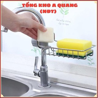 Giá Treo Vòi Đựng Đồ INOX Để Đồ Giẻ Rửa Chén Bát - KỆ GIÁ CÀI VÒI RỬA BÁT