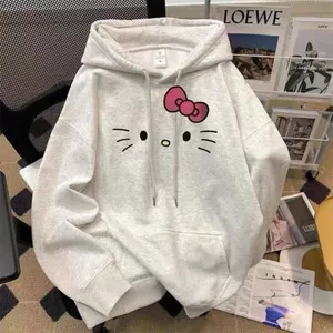 Hoodie nỉ unisex phong cách rộng rãi, thoải mái và thời trang cho cả nam và nữ-MÈO đơn giản