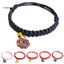 Cổ chó con Phong cách Trung Quốc Trang trí chống cắn Bện Mèo con Lễ hội Trang trí cổ áo có chuông cho năm mới