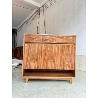 Tủ giày dép gỗ hương xám 1mét hàng kỹ