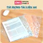 Túi Hồ Sơ A4 Deli - Túi Đựng Tài Liệu Clear Bag Học Tập Văn Phòng Dễ Sử Dụng Nhiều Màu Nút Bấm Lưu Trữ Đa Năng