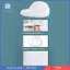 Mũ Máy Giặt Nắp Nhựa Giá Đỡ Túi Lưới Tổ Chức Cho Máy Giặt Phụ Kiện Vành Phẳng Và Cong