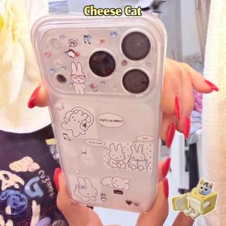 cho Miff Ốp Lưng iPhone Thỏ Trắng Cho iPhone 17 Pro 16 15 14 Plus 11 12 13 Pro Max XR Xs Max