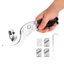 Máy cắt cành cây VVDZA, Kéo cắt tỉa tay cầm tiện dụng bằng bạc, Thiết kế bỏ qua bằng thép không gỉ chuyên nghiệp Máy cắt vòng lưỡi dao sắc nét