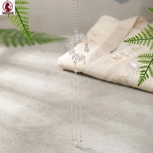 Hanfu Eo Mặt Dây Chuyền Hợp Kim Vintage Matte Phụ Kiện Với Pin An Toàn Cho Truyền Thống Trung Quốc Quần Áo Thắt Lưng Cosplay Sân Khấu Hiệu Suất
