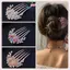 JRP Vintage Pha Lê Hoa Kẹp Tóc Phong Cách Hàn Quốc Thời Trang Ngọc Trai Kim Cương Giả Hairbs Sáng Bóng Kẹp Tóc Cho Nữ Phụ Kiện Tóc JRP
