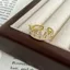 Nhẫn Ngọc Trai Đôi Nữ Thanh Lịch Micro-Ind Zircon Mở Nhẫn ins Niche Văn Học Cung Điện Chỉ Số Nhẫn 2026-6-26