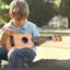 1 Cái Học Tập Quà Tặng Giáo Dục 26 / 35cm Đàn Guitar Trẻ Em 4 Dây Nhạc Cụ Có Mái Chèo Mô Phỏng Đồ Chơi Âm Nhạc Yukrrili Đẹp