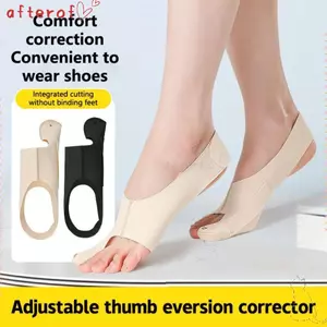 AFTEROF 1 Cặp Mũi Valgus Corrector, Thoáng Khí Nhẹ Chân Lớn Xương Corrector, Cao Cấp Có Thể Điều Chỉnh Thoải Mái Giày Thân Thiện Với Ngón Chân Tách Niềng Răng Mặc Ban Đêm