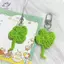HFTOY Thời Trang Bốn Lá Cỏ Ba Lá Luy Móc Khóa Sáng Tạo Dệt Kim Cỏ Bapa Tinh Tế Phụ Kiện Trang Trí Quà Tặng ~