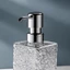 Máy phân phối với máy bơm Chrome Chai bơm bọt trong suốt Hộp đựng xà phòng tạo bọt Hộp đựng chắc chắn Di động cho phòng tắm, Vanity