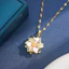 Xoay thép titan nữ micro dát trắng zircon cối xay gió thời trang đa năng