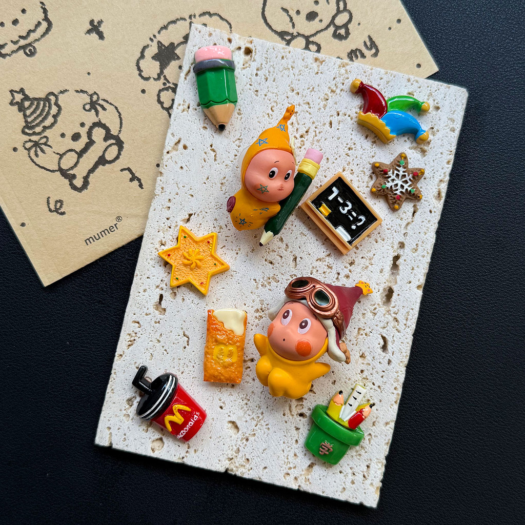 POP MART Starman phụ kiện giày DIY dễ thương, hoa thích ứng với CROCS, có thể tháo rời, phù hợp nhiều kiểu giày