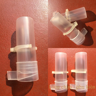Cóng nước cho chim chất liệu nhựa trắng cóng chim giá rẻ dành cho lồng to (1 chiếc)