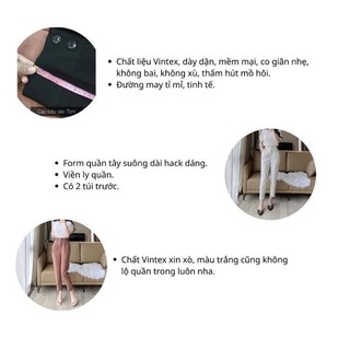 Xưởng Quần tây 3A Quần tây nữ lưng cao dáng baggy cạp cao siêu tôn dáng ống đứng chuẩn đẹp khóa trước nhiều màu Q79