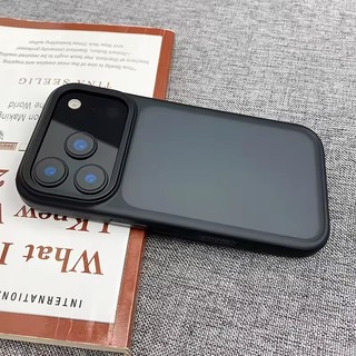[JLK] Nút Camera cảm ứng chủ động Vỏ điện thoại mờ cho iPhone 17Pro Max 17Air 17 17Pro Bảo vệ ống kính đơn giản Vỏ mờ chống sốc