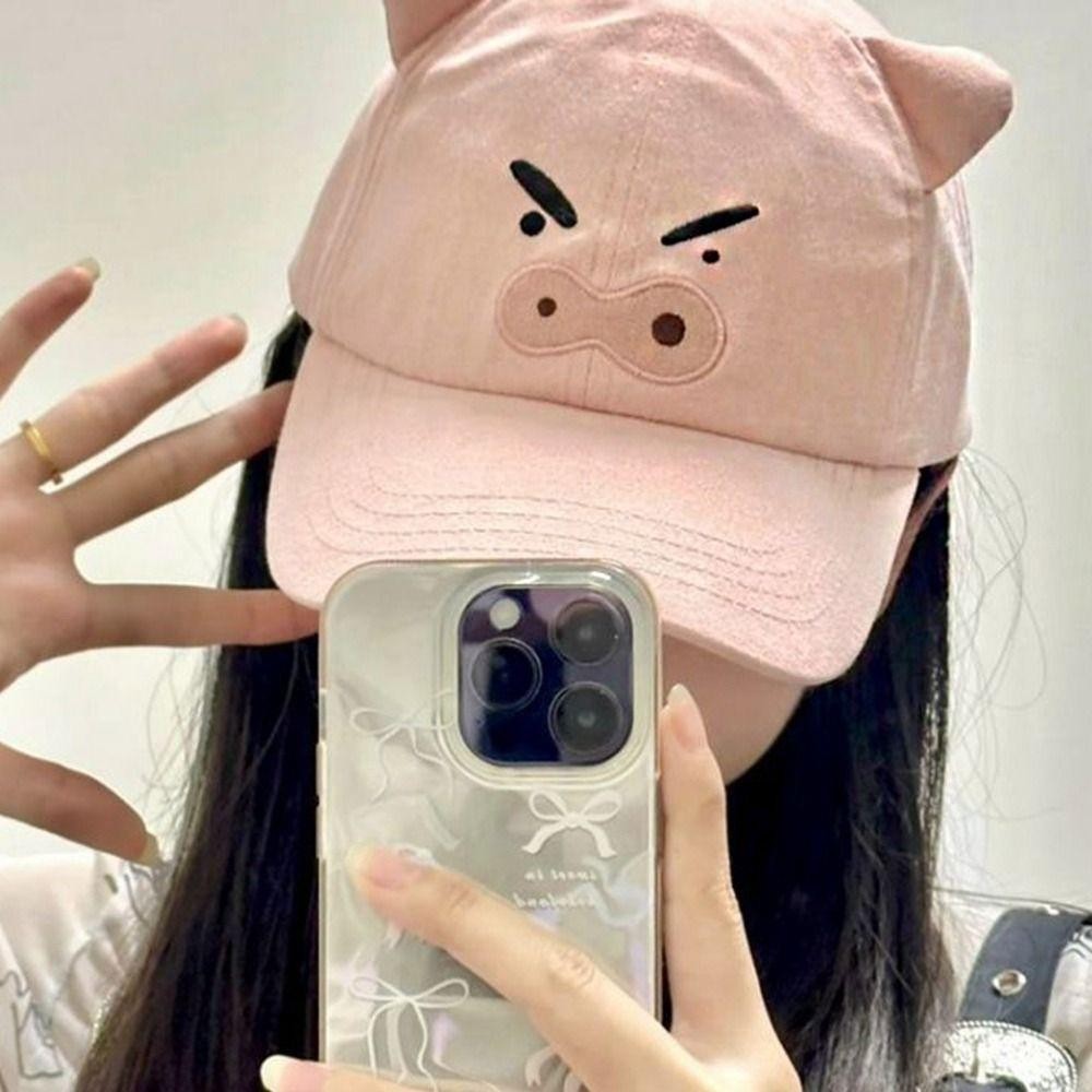 Mũ bóng chày Crayon Shin Chan - Mũ Cotton đa năng phong cách Hàn Quốc