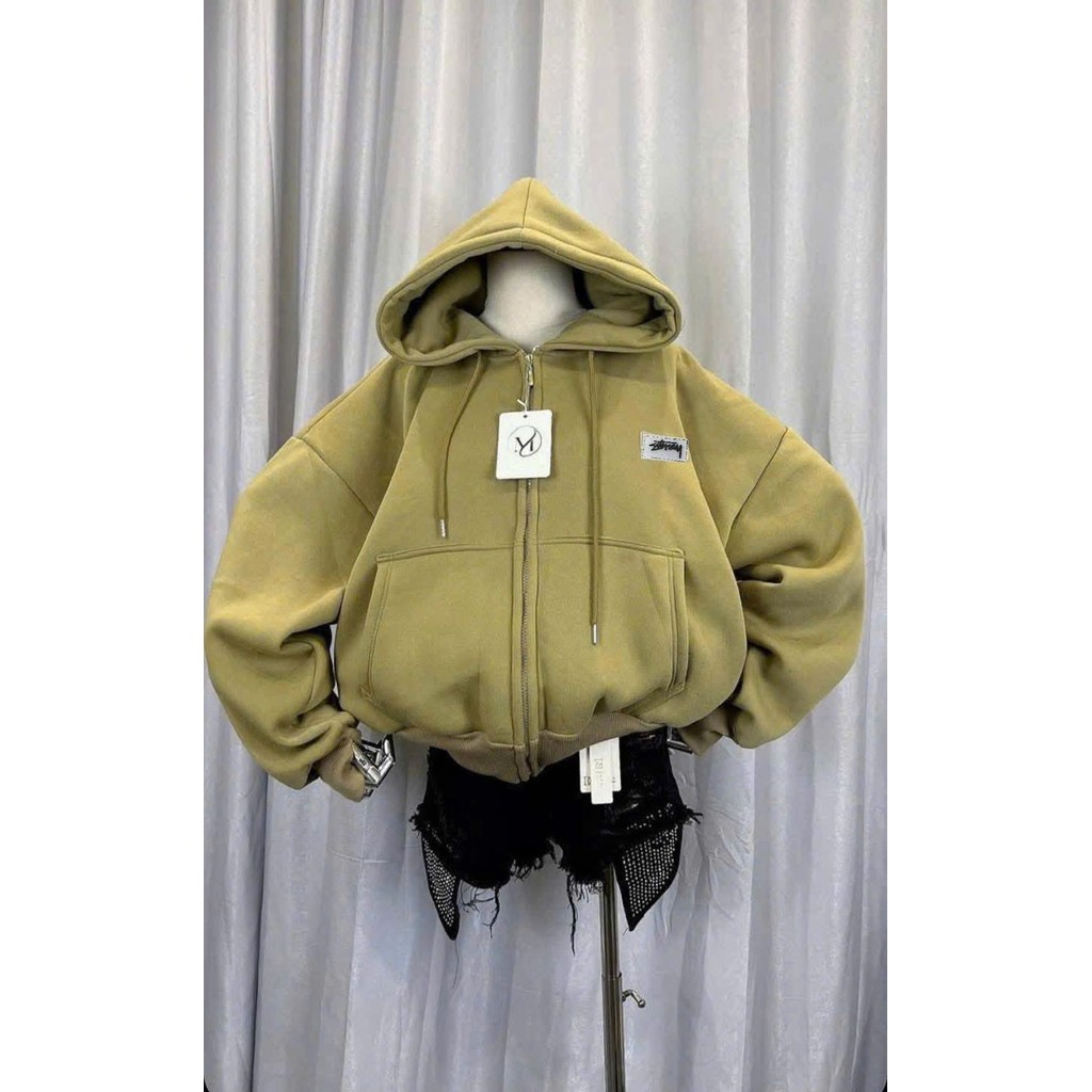 Áo Khoác Nỉ Unisex Rộng Form dáng dài - Thời Trang Nam Nữ Giá Rẻ Vô Địch
