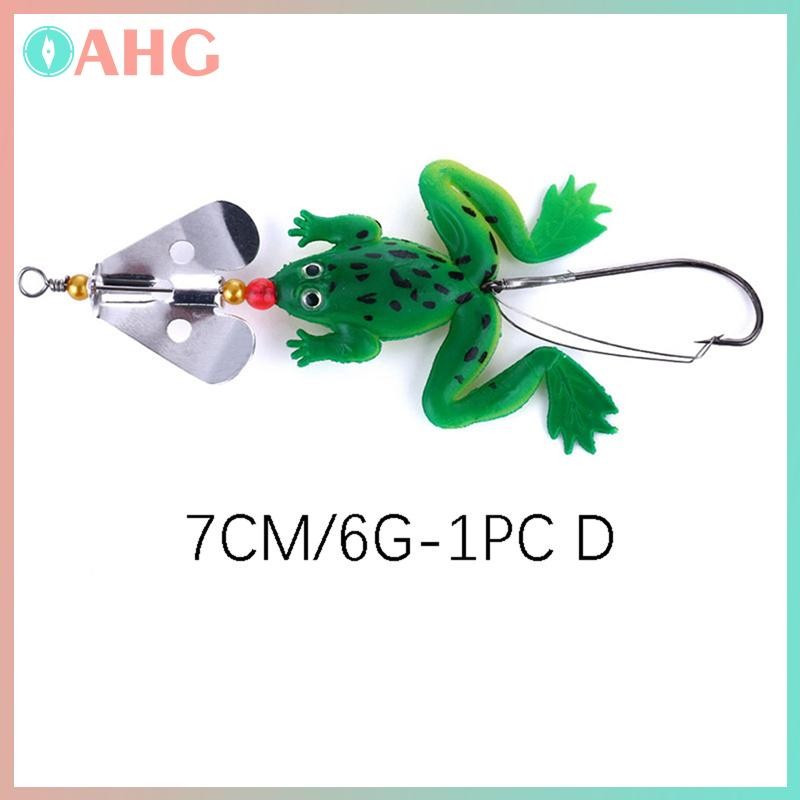 THÊM Câu Cá Ếch Giả Mềm 4 Màu Chất Lượng Tốt Crankbaits Dụ Mồi Câu Cá BSS