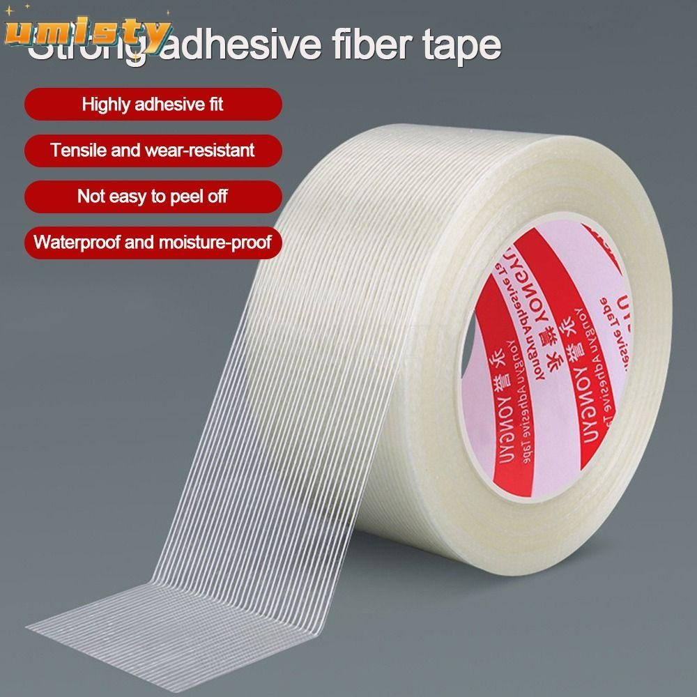 Băng sợi thủy tinh UMITY, Gói pin Lithium một mặt chịu nhiệt độ cao, Phốt cố định sọc chắc 25M