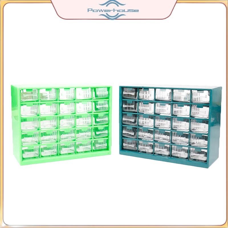 POWER 25 Hộp các bộ phận ngăn kéo đa lưới Hộp phân loại vít treo tường Hộp công cụ Hộp đựng linh kiện điện tử Hộp công cụ lưu trữ.