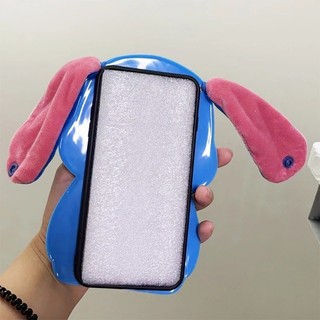 Ốp điện thoại cầm tay Stitch Plush Ears 3D cho OPPO A5 A5i Pro A5X A54 A74 A76 A96 A78 A58 A95 A15 A15S A35 A5S A7 A12 A54S A54 A53 A53S A55 A52 A72 A92 A5 A9