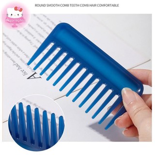 Moonlights Răng Lớn Chịu Nhiệt Lớn Rộng Răng Detangling Hairdressingb Nhiều Màu Flatb Tóc Salon Tạo Kiểu Dụng Cụ EN