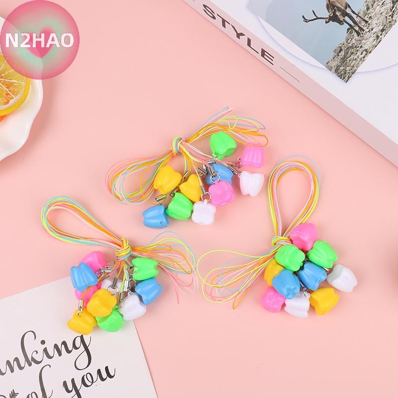 N2HAO 50 hộp bảo quản răng sữa cho bé, lưu niệm rụng răng, quà tặng